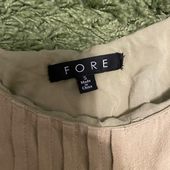 Foxy Beige Ruffle Dress - Picture 2 of 2